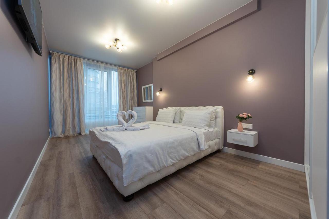 New Modern Apartments. Metro Minskaya Kiew Exterior foto